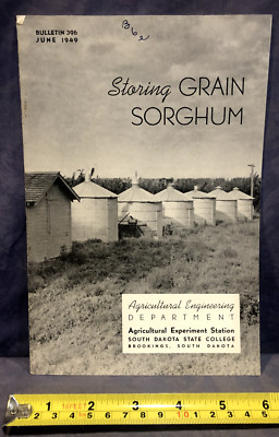 Storing Grain Sorghum bulletin 396 Agricultural Engineering Department SDSC