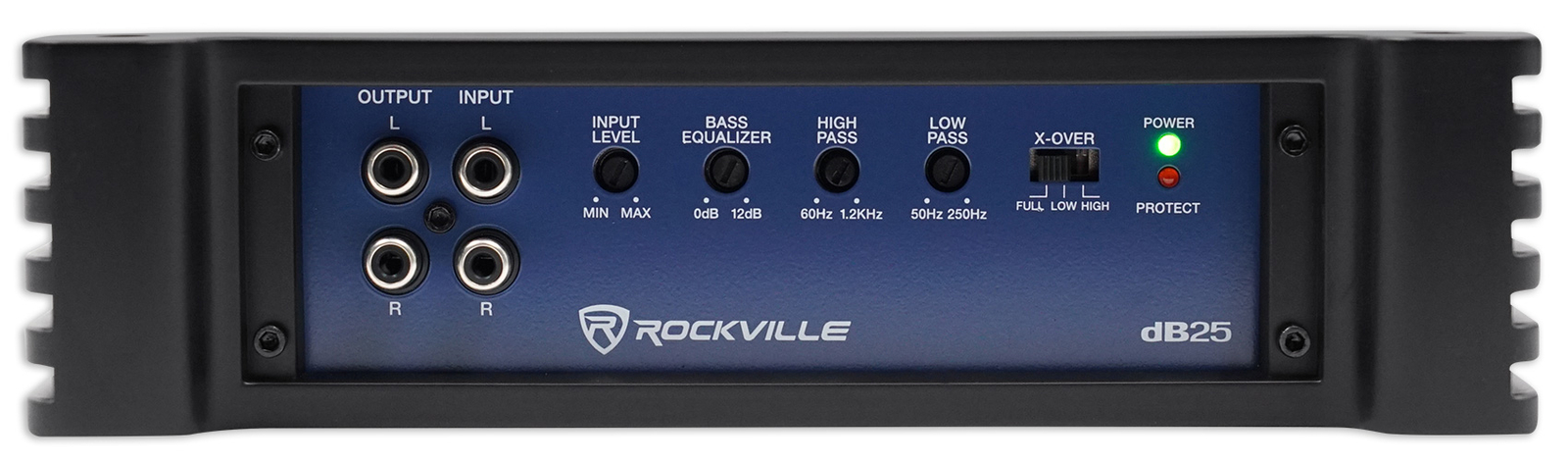 Rockville dB25 2800 Вт пик700 Вт RMS 2-канальный усилитель Автомобильный стереоусилитель громкий