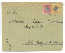 BRITISH TANGANYKA to GERMANY Cover circa 1920 nice!