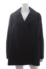 The Row Cotton And Wool-blend Short Coat / Black