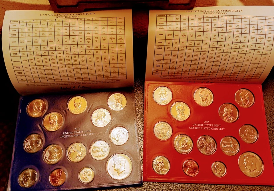 2015 United States Mint Uncirculated Coin Set (Denver Set & Philadelphia Set) - Image 2 of 4