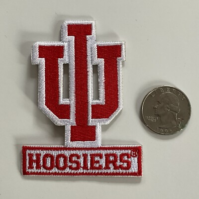 #ad Indiana Hoosiers Vintage Embroidered Iron on Patch 3” x 2.25” $6.69