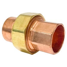 Mueller Industries 1" Inch C x C Union Copper