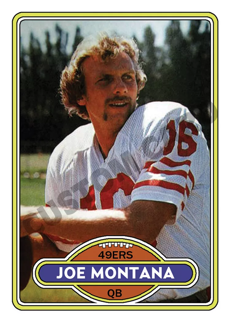 Joe montana football card deals