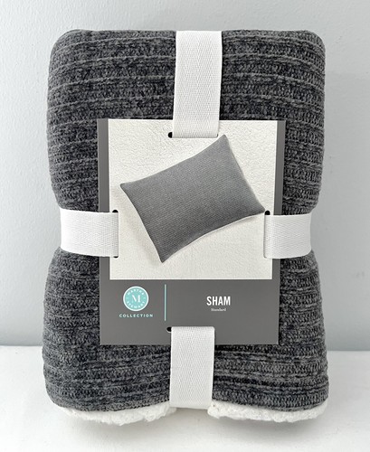 Martha Stewart Collection Chenille Sherpa Standard Sham $60 - Picture 2 of 3