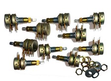 10pcs NOS JAPAN ALPS Dual Logarithmic 50KDX2 NOS Potentiometer Dual 50K