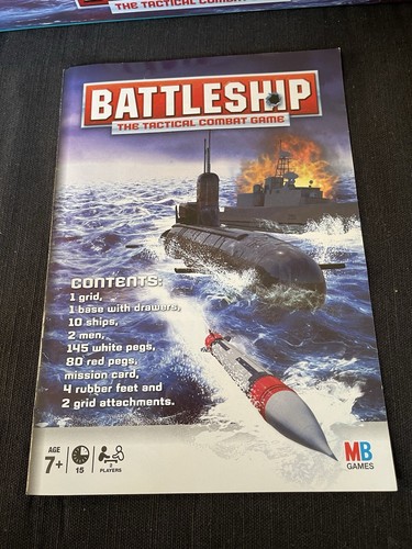 Battleship MB Games Hasbro 2008 Family Game Excellent Condition - Picture 4 of 8