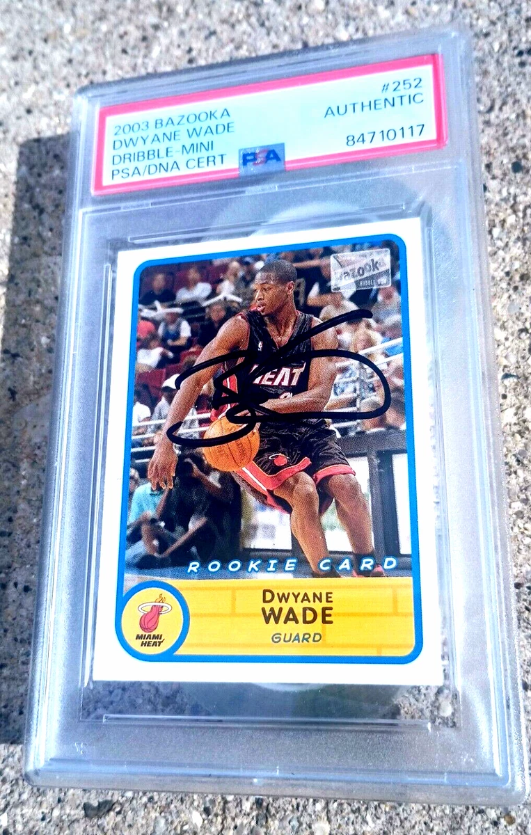 Topps Dwyane Wade Basketball Autographed Sports Trading Cards