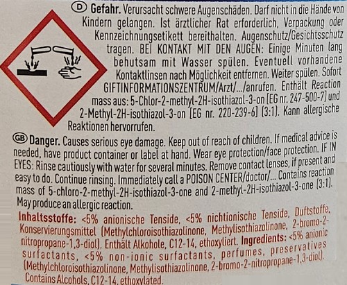 Glaskeramik und Induktion Reiniger 3 in 1 Eco-fix 250 ml - Bild 3 von 3
