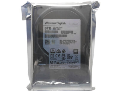Western Digital 8TB HDD SATA III Ultrastar DC HC320 HUS728T8TALE6L4 256MB