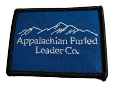 Appalachian Furled Leader Co. Embroidered Patch 3" X 2" Rectangular