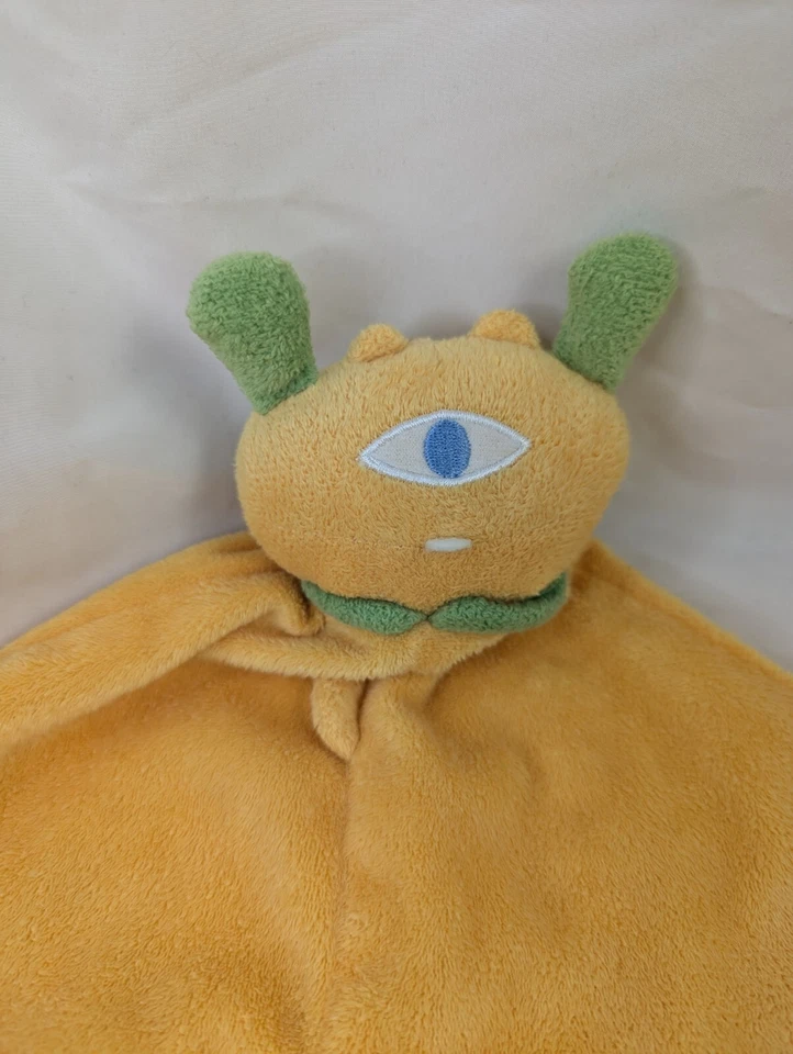 Angel Dear Yellow One Eyed Alien Monster Lovey Manta de Seguridad Peluche Foto 2 de 4