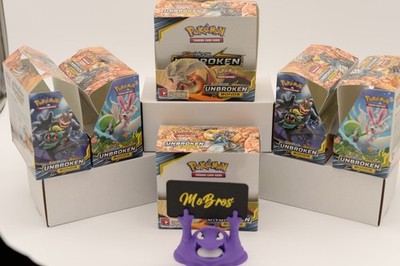 Pokemon Sun and Moon Unbroken Bonds booster box - EMPTY FOR DISPLAY