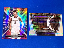 (2) Ja Morant, Grizzlies, 2020 Prizm Hyper Widescreen & 2021 Hyper Fearless