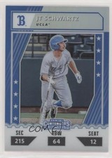 2021 Panini Elite Extra Edition College Tickets Optic Holo JT Schwartz 4s2