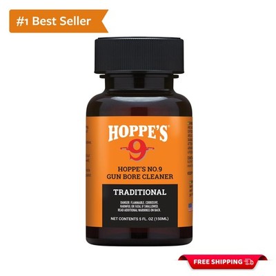 Ultra Effective No. 9 Gun Bore Cleaner - Safe 5 Oz Solution with Child-Proof Cap
