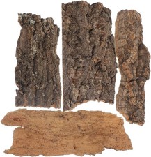 4Pcs Reptile Tree Bark Reptile Hides Natural Wood Cork Bark Gecko Hide Small ...