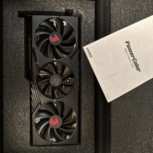 AMD Radeon RX 6800 Graphics Card 16GB GDDR6 Power Color Red Dragon
