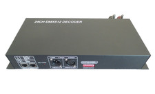 24 CH Channel DMX512 Decoder DC 12V-24V Lighting System Black