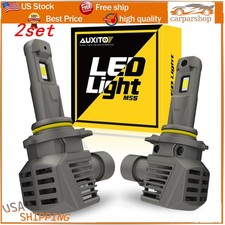 2set 2x AUXITO 9006 HB4 LED Headlight Kit Bulb 6500K Super White Bright High/Low