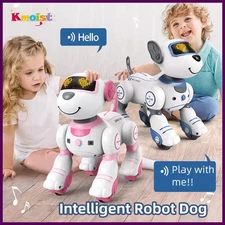 Intelligent Remote Control Robot Dog Electronic Stunt Voice Command Programmable