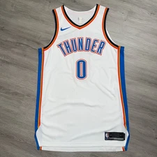 RUSSELL WESTBROOK Oklahoma City Thunder Nike Pro Cut Jersey 48 +4 Authentic Team