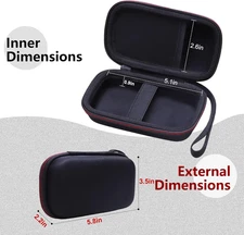 LTGEM Hard Case Compatible with EMAY 6L Portable ECG Monitor Case Only