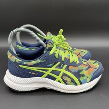 Asics Contend 8 Grade School Shoes Navy Orange Green kid s Size US 3.5