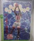 Fleer 1998-99 Tradition Plus Factor Michael Jordan #142 Insert Basketball Card