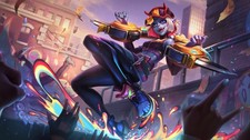Street Demon Briar League Legends Digital Art Riot Play Anime Playmat Desk Mat