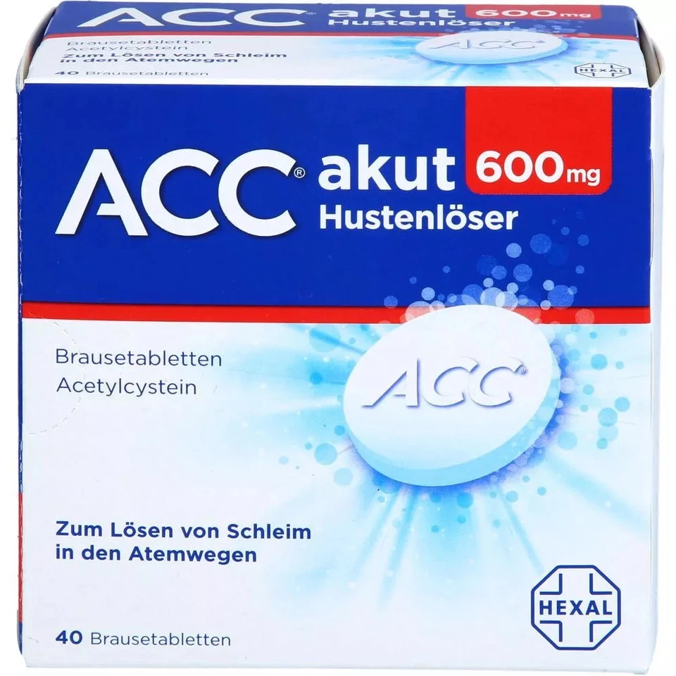 HEXAL AG ACC akut 600 Brausetabletten 40 St PZN 00520917#