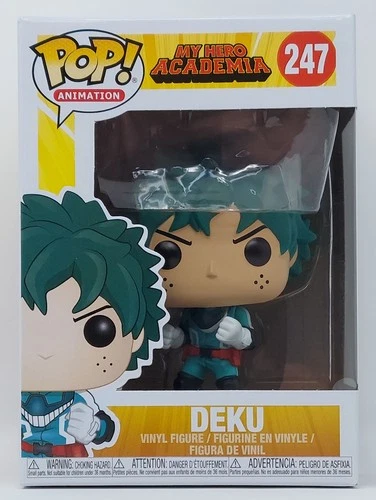 Funko POP! Animation - Deku #247 Vinyl Figure My Hero Academia Anime DAMAGED BOX