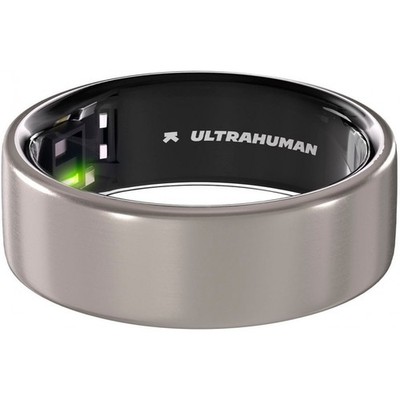 Ultrahuman Ring AIR (Größe 8) Smart Ring raw titanium Activity Tracker Bluetooth