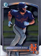 2025 Bowman Draft #BD-138 Carson Benge