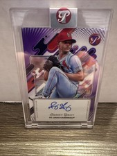 2025 PRISTINE #PR-SG -SONNY GRAY- ENCASED PURPLE PULSAR REFRACTOR AUTOGRAPH /99