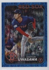 2024 Topps Update Blue Holo Foilboard 824/999 Naoyuki Uwasawa #US268 0ft3