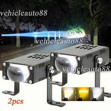 2PC 160W Grile LED Light Pods Car Front Headlight Motorcycle ATV UTV Projector