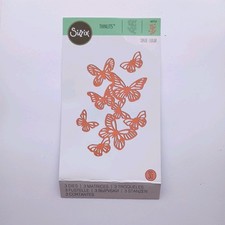 Sizzix Thinlits Die Set Butterflies 662516 Butterfly 3 Dies Cardmaking  Rare