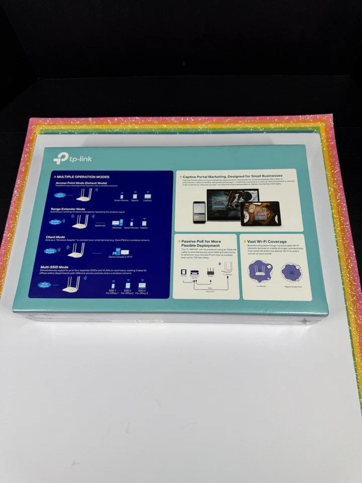 TP-Link AC1200 Wireless Gigabit Access Point Desktop Wi-Fi TL-WA1201) New!!!! - Image 2 of 4