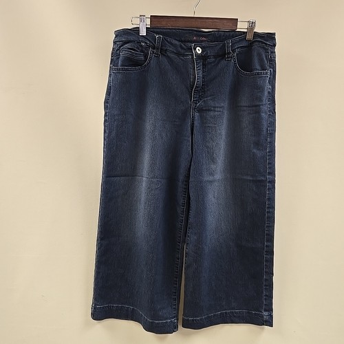 Pantalone donna Style & Co Denim Capri taglia 12 blu - Foto 1 di 16