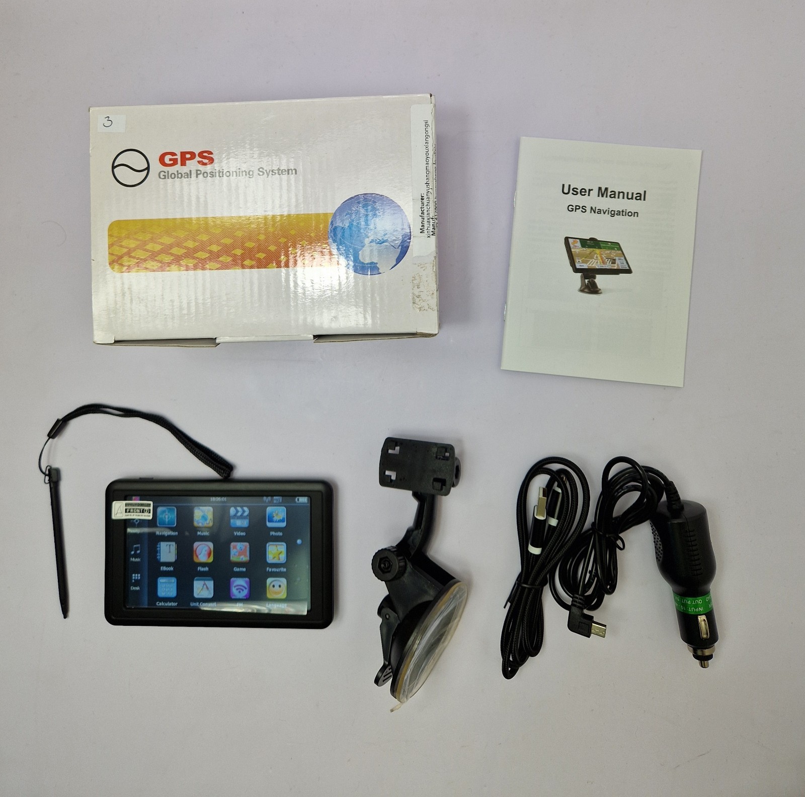 5 Inch Sat Nav, HD Touch Screen GPS Navigation for Cars Trucks with UK and UE image 2