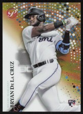 2022 Topps Pristine Gold Refractor #252 Bryan De La Cruz /50 Miami Marlins