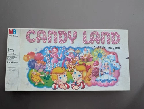 Vintage 1984 Candy Land Board Game Milton Bradley Family Classic