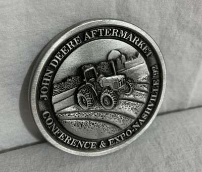 Vintage 1992 John Deere Aftermarket Conference & Expo 5000 Tractor Medallion