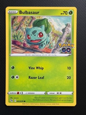 Bulbasaur 001/078 Common Pokemon GO Pokemon Near Mint