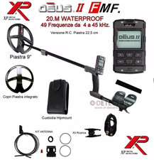 XP DEUS 2 -V4 R.C. METAL DETECTOR DEUS II PIASTRA 9"+RADIOCOMANDO PROMO