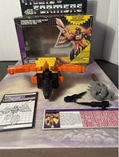 Divebomb G1 1986 TRANSFORMERS Vintage Original 100  COMPLETE Box & Instructs