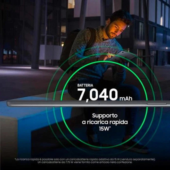 SAMSUNG | Galaxy Tab T505 A7 Gray - Immagine 2 di 4