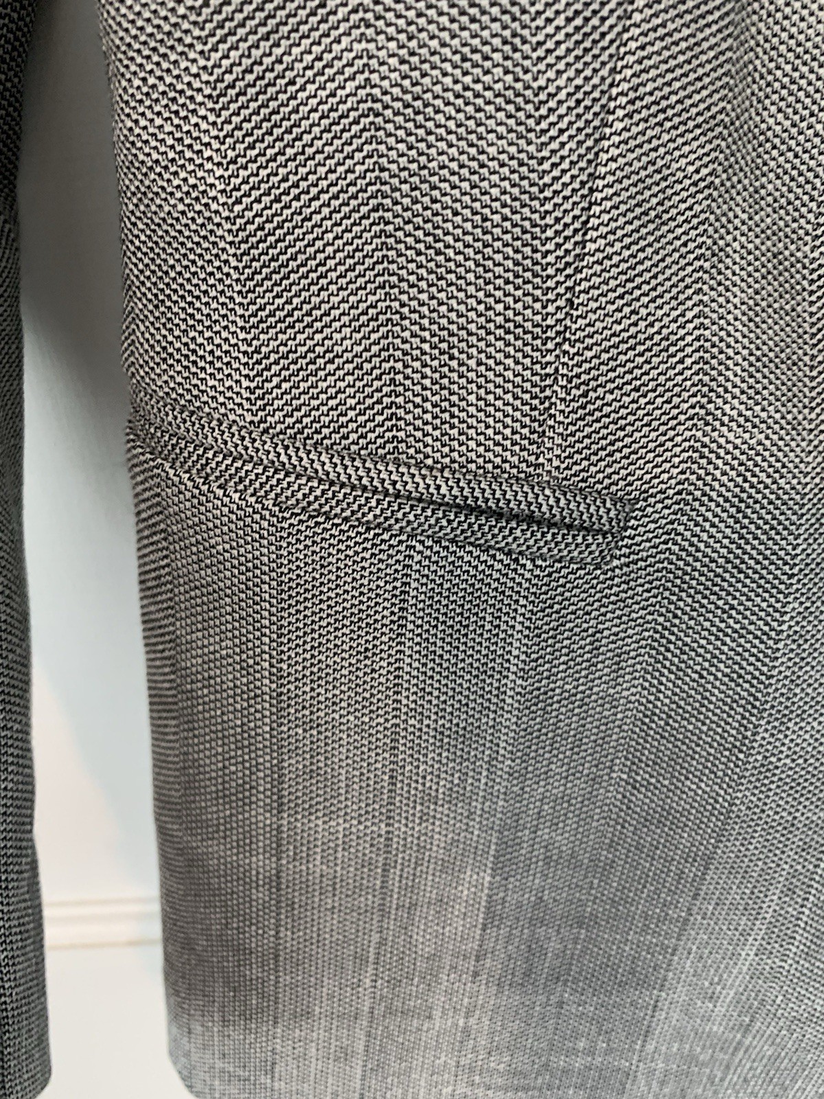 Zara Basic Collection Herringbone Blazer Size XS … - image 9