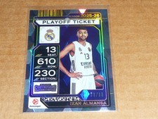 2025/26 Panini Contenders EUROLEAGUE IZAN ALMANSA PLAYOFF TICKET 53/99 #17